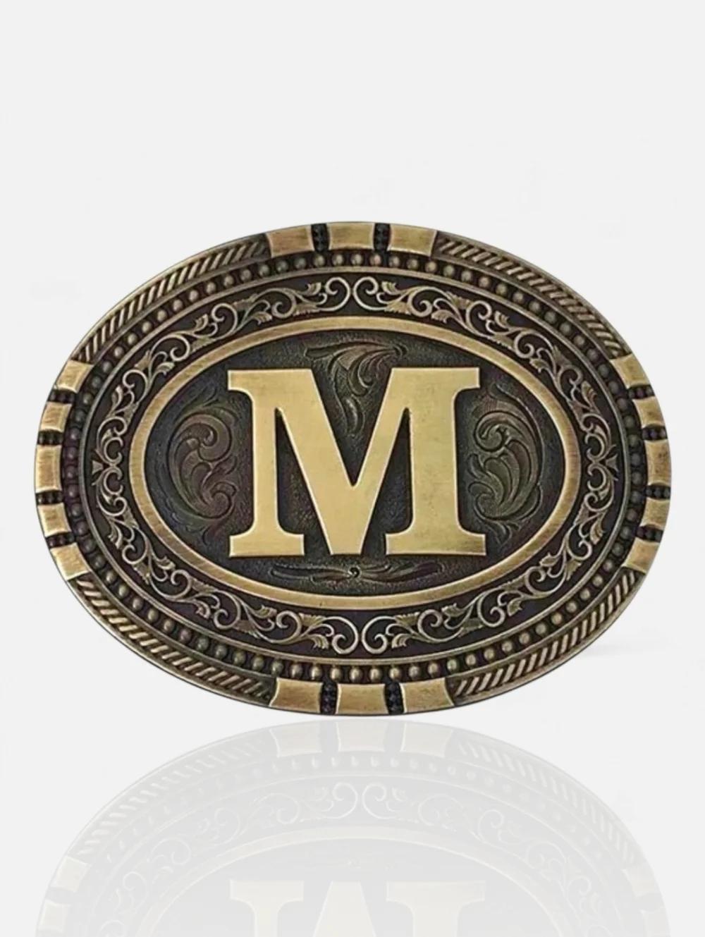 Montana Silversmiths Exos Brass Cast Filigree Initial 